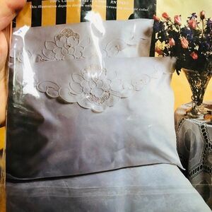 Orem Swiss Braid Rose Embroidery Pillowsham Queen